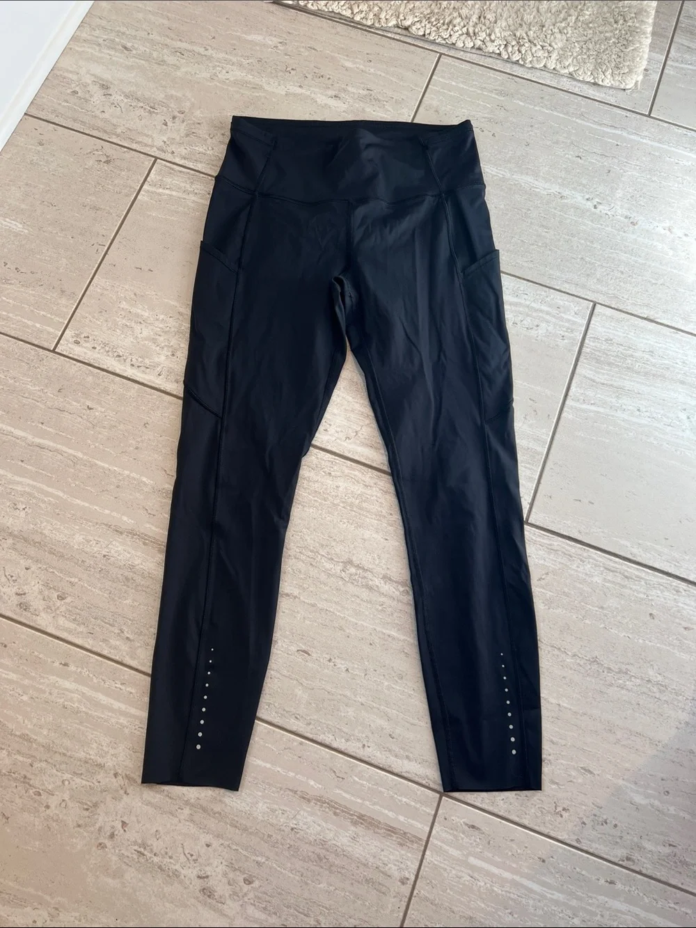 Lululemon fast and free leggings 8 black
